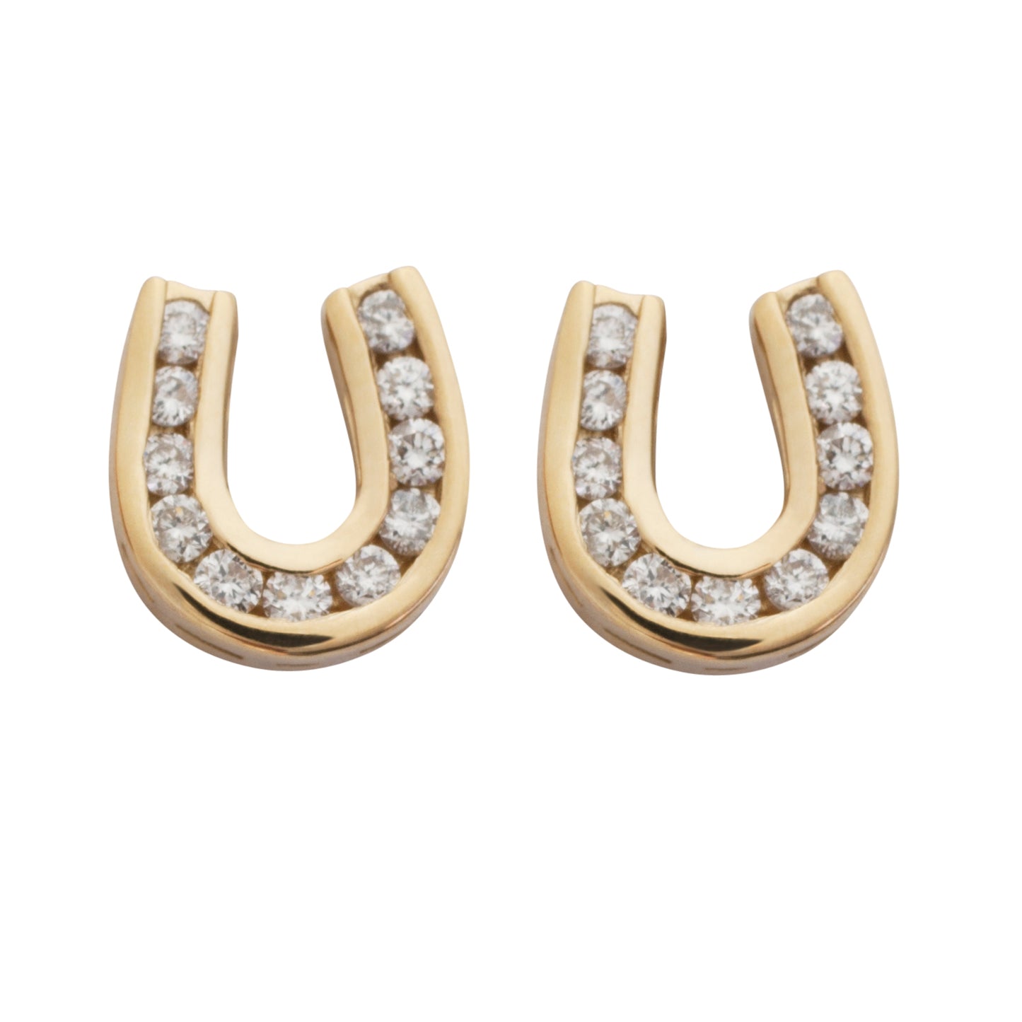 "HORSESHOE" stud earrings