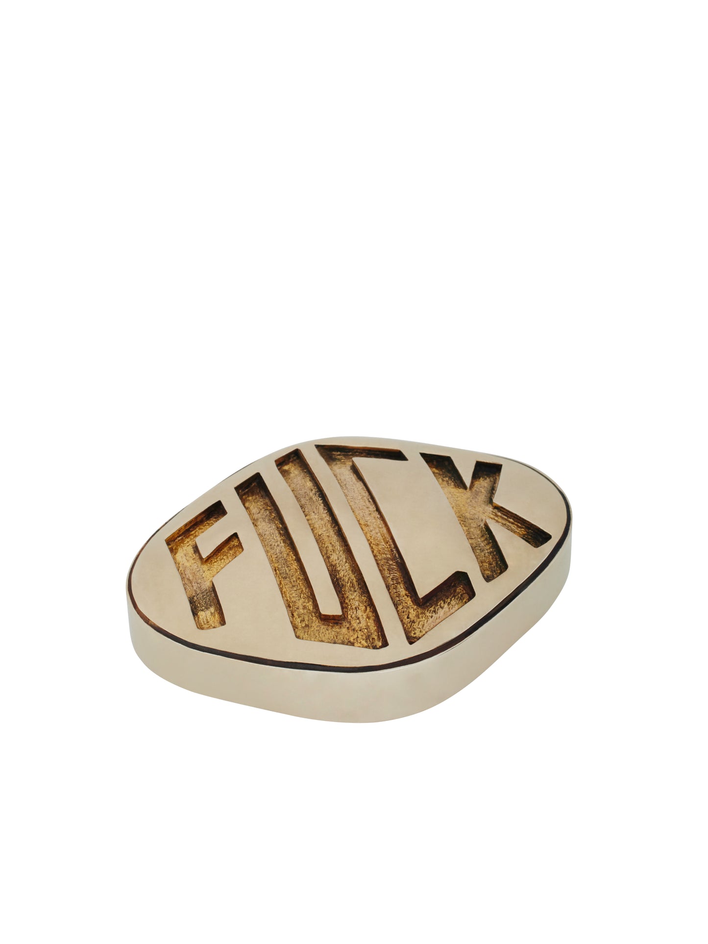 "FUCK/HUCK" paperweight