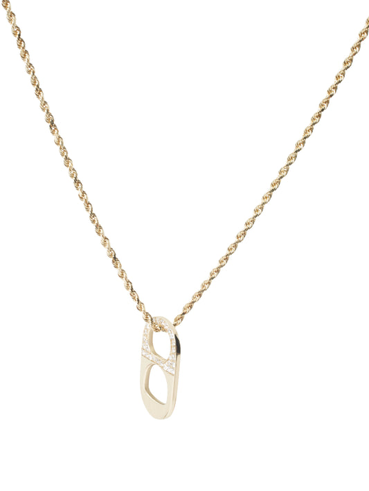 "CAN TOP" 50/50 pendant with 2.5mm chain