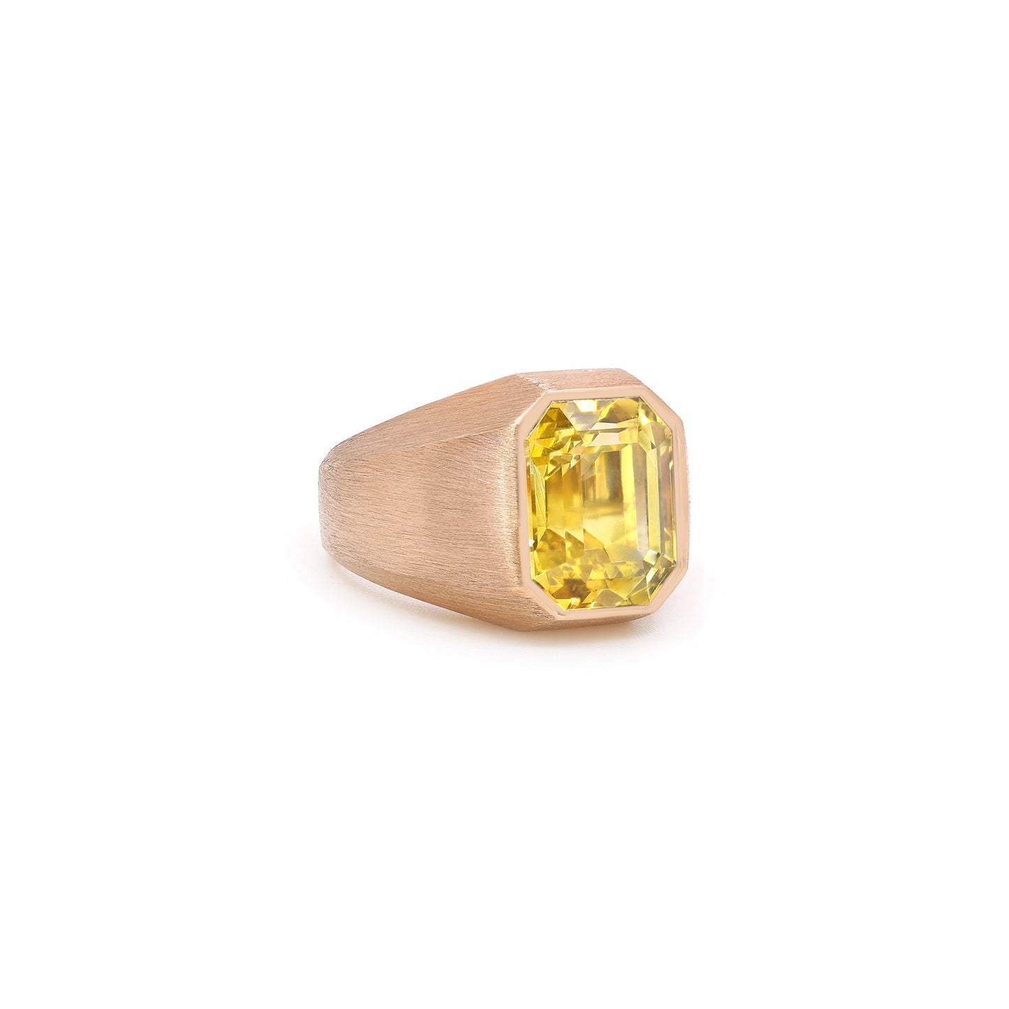 Yellow Sapphire Cocktail Ring