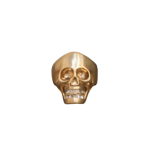 “SKULL” ring full diamond grill